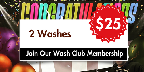 Wash Club Monthly Membership Options