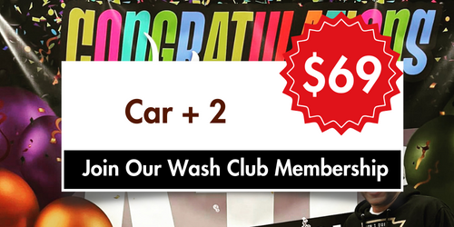 Wash Club Monthly Membership Options